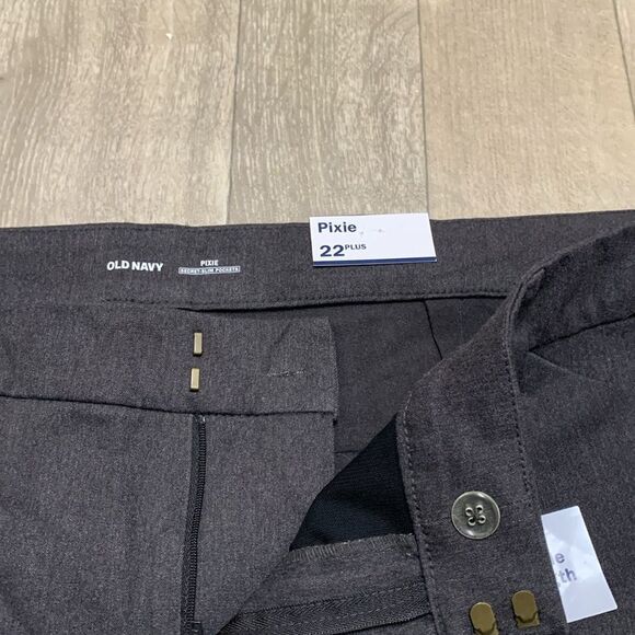 Womens NWT Old Navy Pixie Plus Ankle Work Casual‎ Secret Slim Pockets Pants - Picture 4 of 8